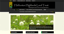 Desktop Screenshot of haliburtonlandtrust.ca